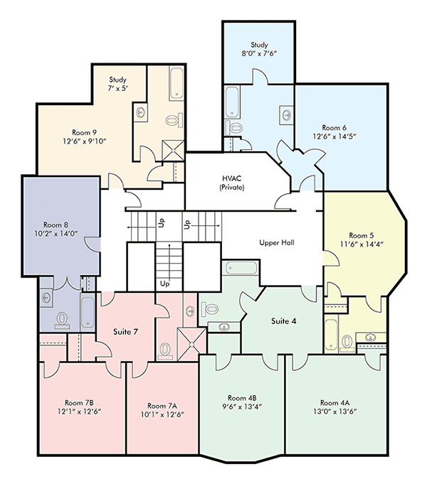 Park Villa Second Floor Plan